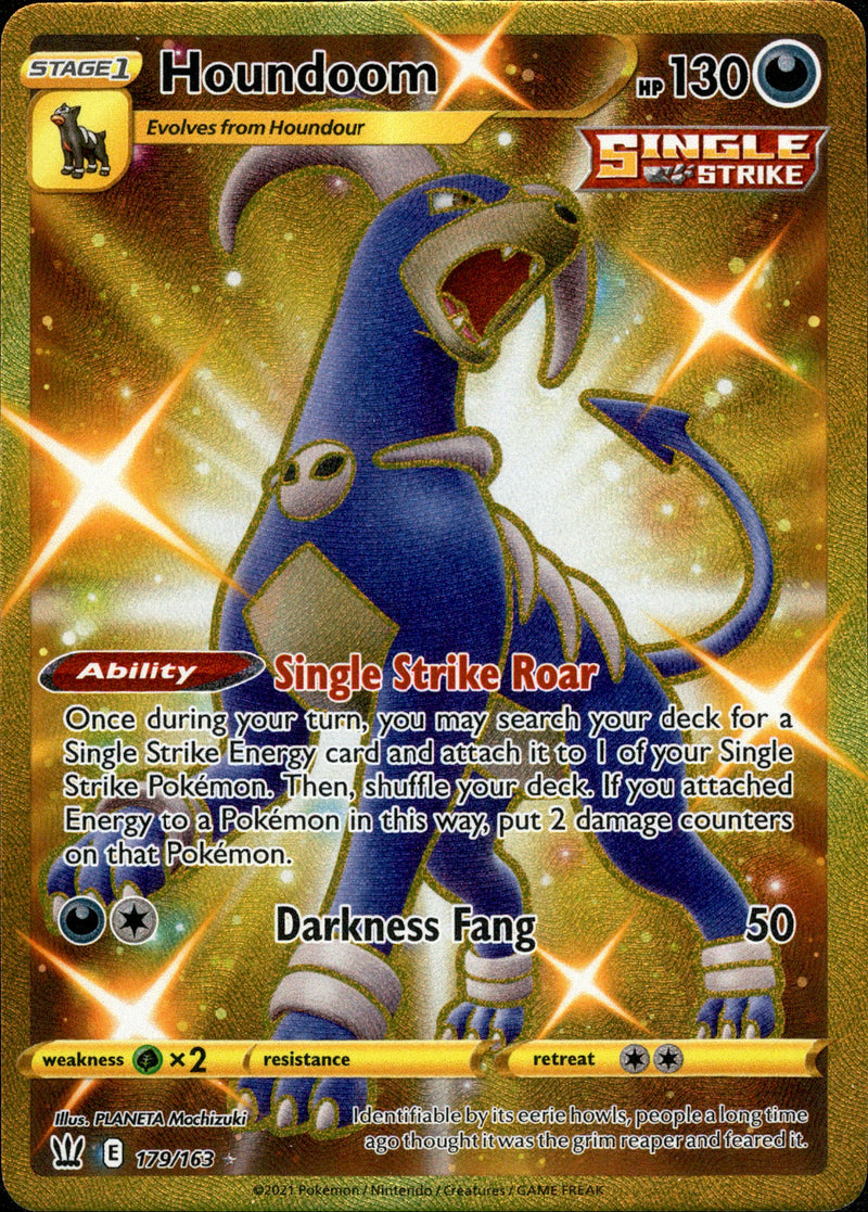 Houndoom Secret Rare - 179/163 - Battle Styles - Holo Card Cavern Trading Cards, LLC Houndoom Secret Rare - 179/163 - Battle Styles - Holo Card Cavern Trading Cards, LLC