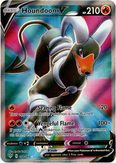 Houndoom V Full Art - 178/189 - Darkness Ablaze - Holo - Card Cavern