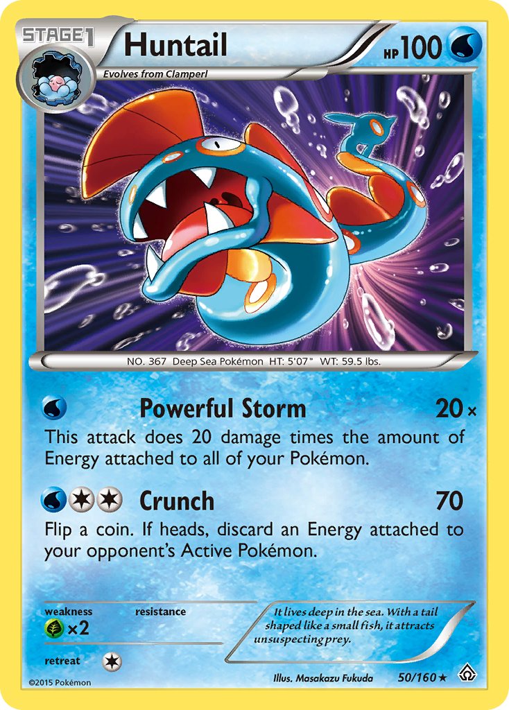 Huntail - 50/160 - Primal Clash - Holo - Card Cavern