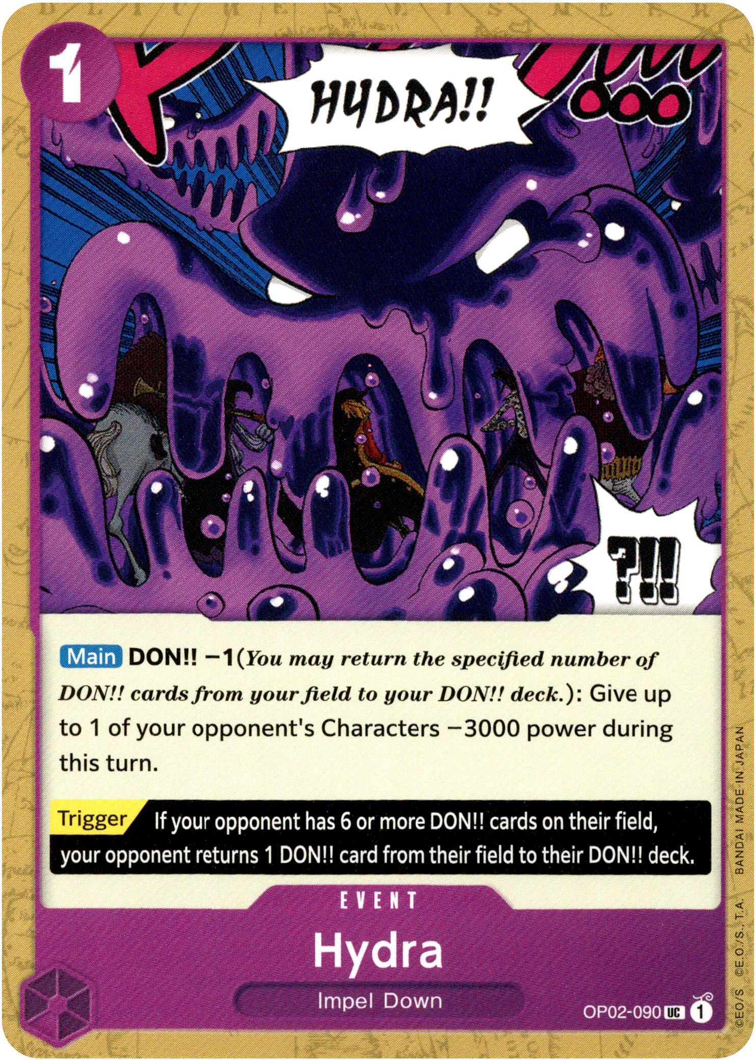 Hydra - OP02-090 - Paramount War - Card Cavern