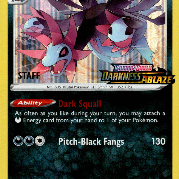 Hydreigon Prerelease (Staff) - SWSH037