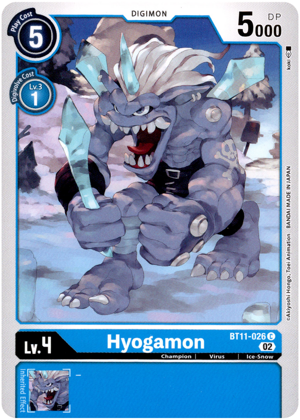 Hyogamon - BT11-026 C - Dimensional Phase - Card Cavern