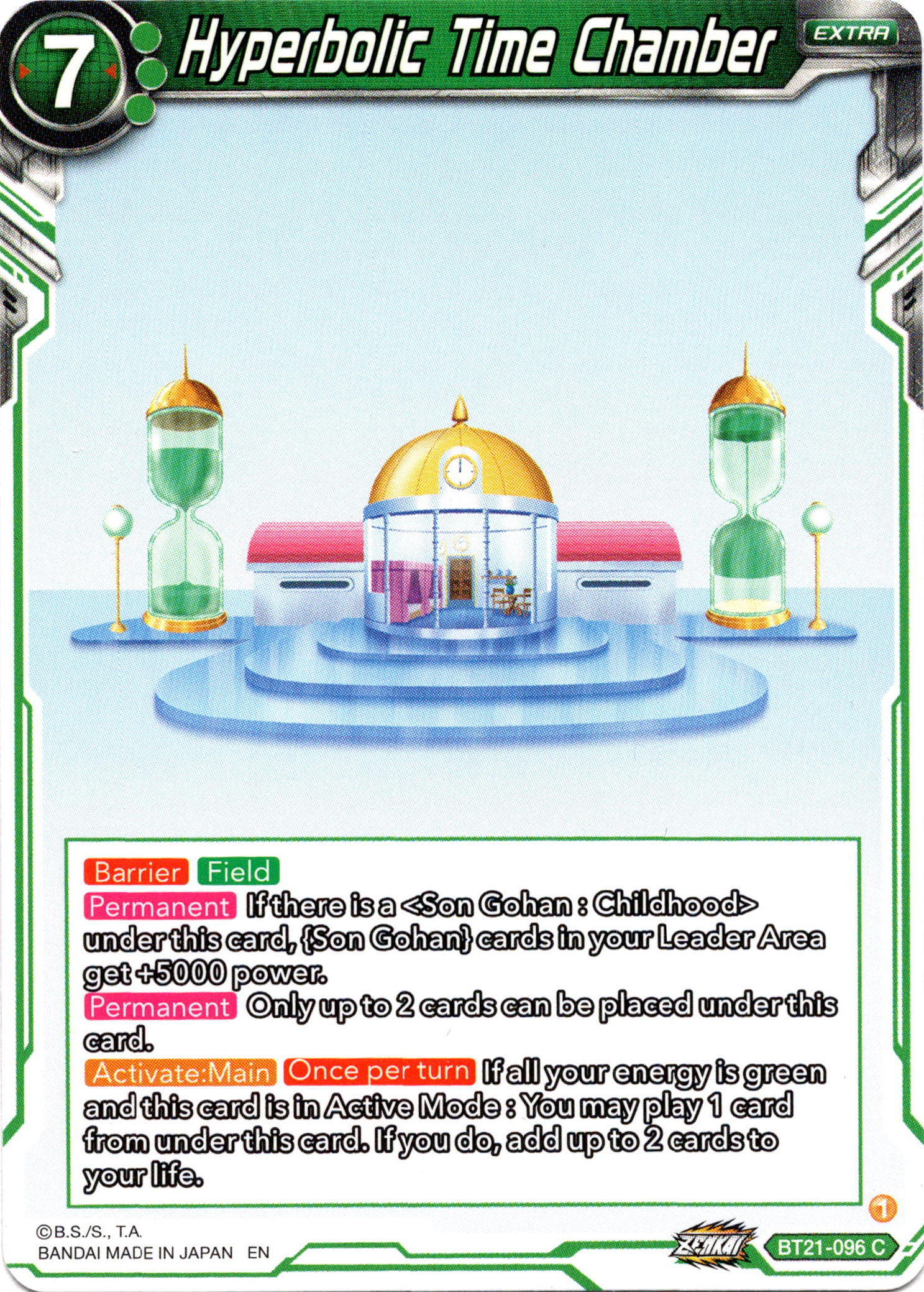 Hyperbolic Time Chamber - BT21-096 - Wild Resurgence - Card Cavern
