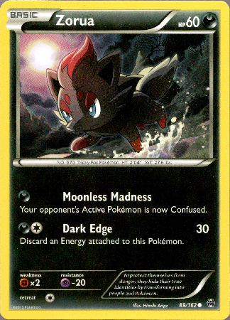 Zorua - 89/162 - BREAKthrough - Card Cavern