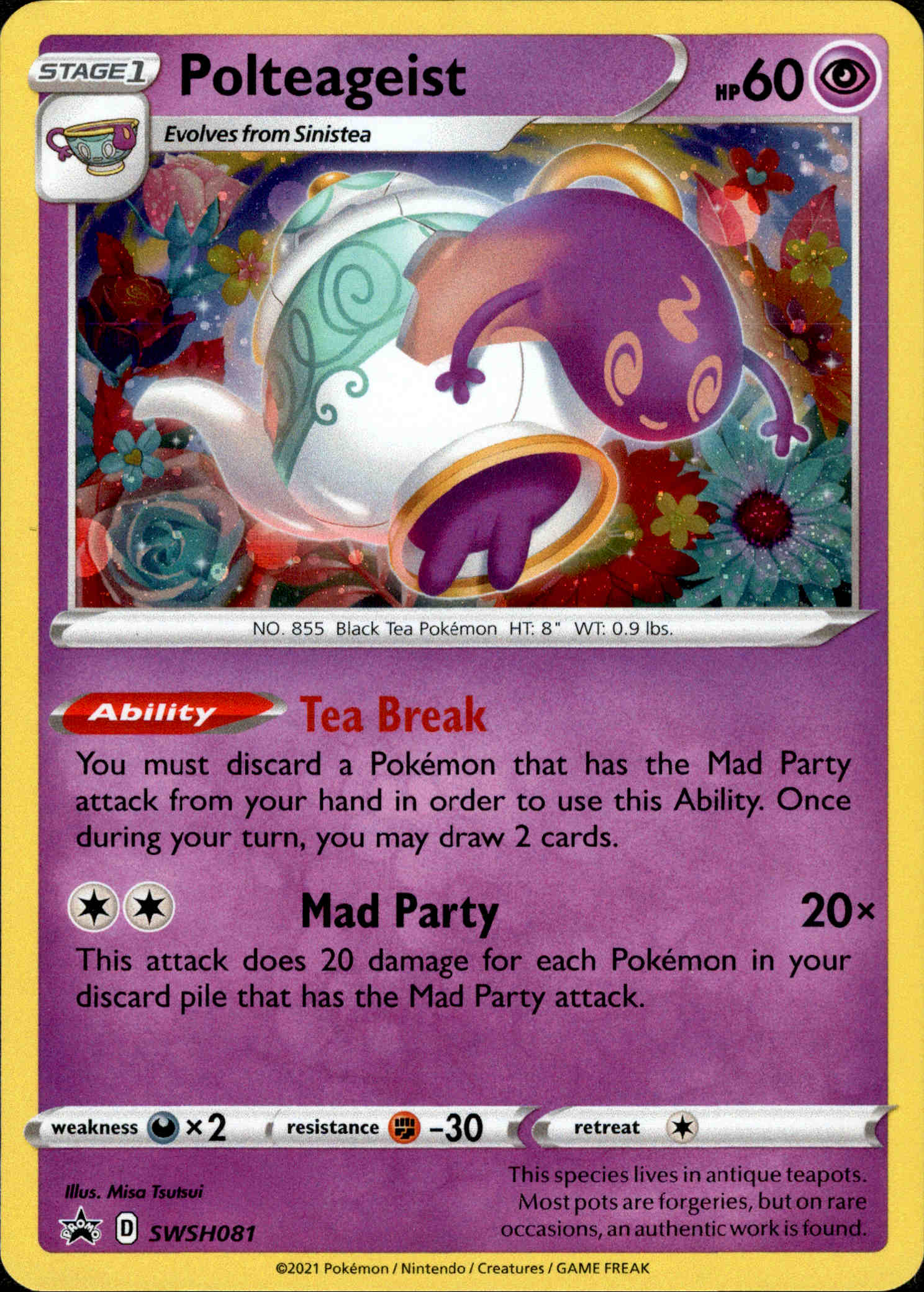 Polteageist - SWSH081 - Sword & Shield Promo - Card Cavern