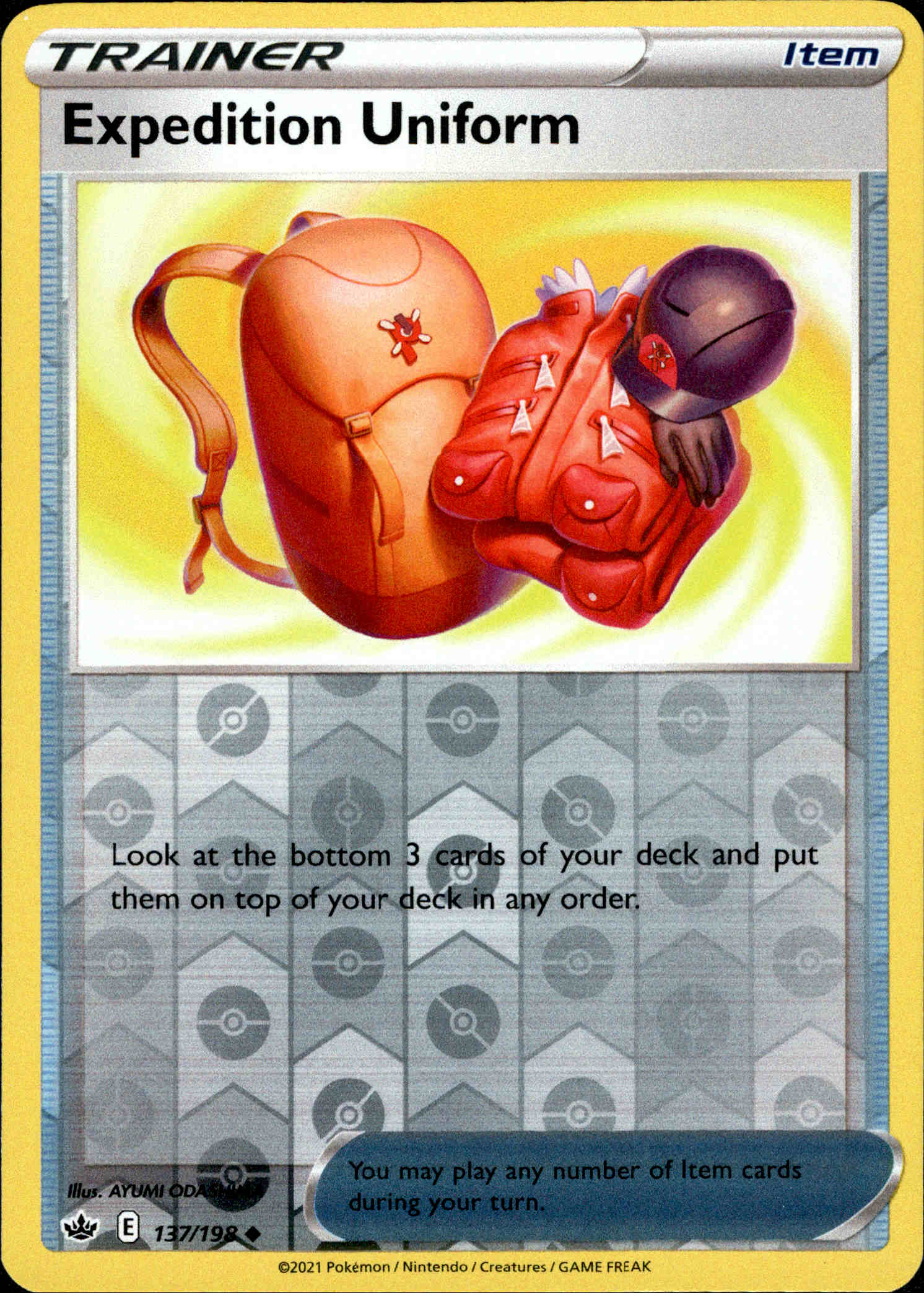 Expedition Uniform - 137/198 - Chilling Reign - Reverse Holo - Card Cavern