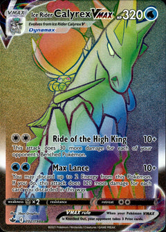 Ice Rider Calyrex VMAX Hyper Rare - 202/198 - Chilling Reign - Holo - Card Cavern