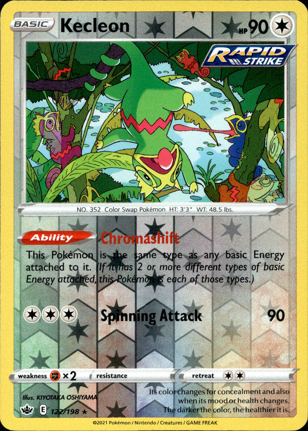 Kecleon - 122/198 - Chilling Reign - Reverse Holo - Card Cavern