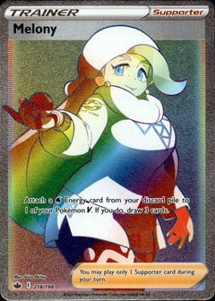 Melony Hyper Rare - 218/198 - Chilling Reign - Holo - Card Cavern