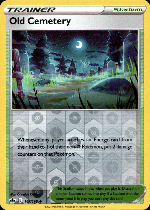 Old Cemetery - 147/198 - Chilling Reign - Reverse Holo - Card Cavern
