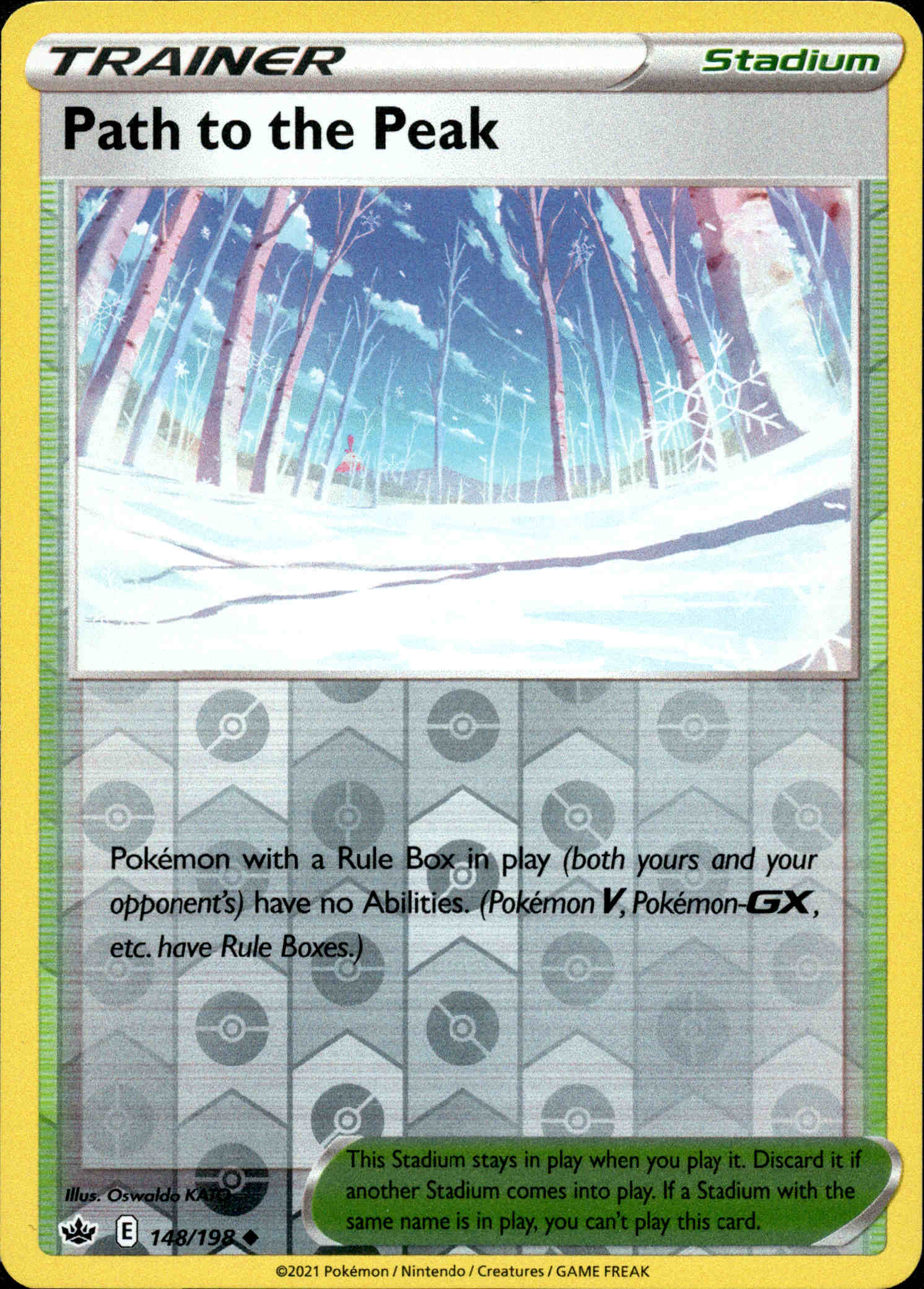Path to the Peak - 148/198 - Chilling Reign - Reverse Holo - Card Cavern