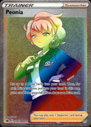 Peonia Hyper Rare - 219/198 - Chilling Reign - Holo - Card Cavern