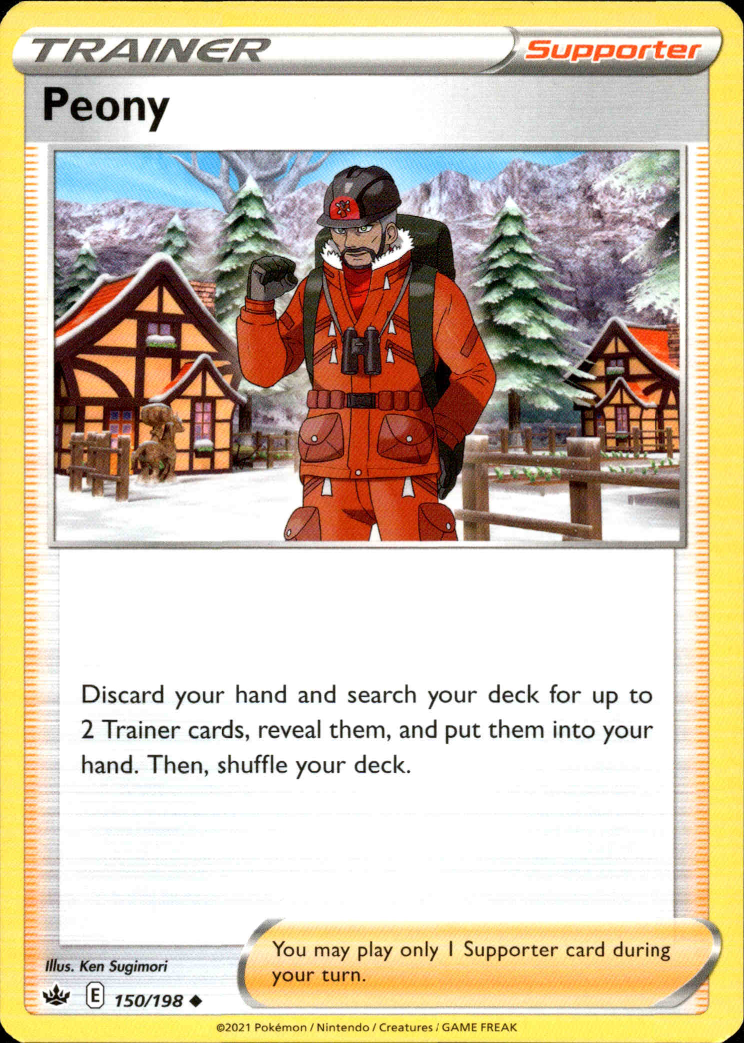 Peony - 150/198 - Chilling Reign - Card Cavern