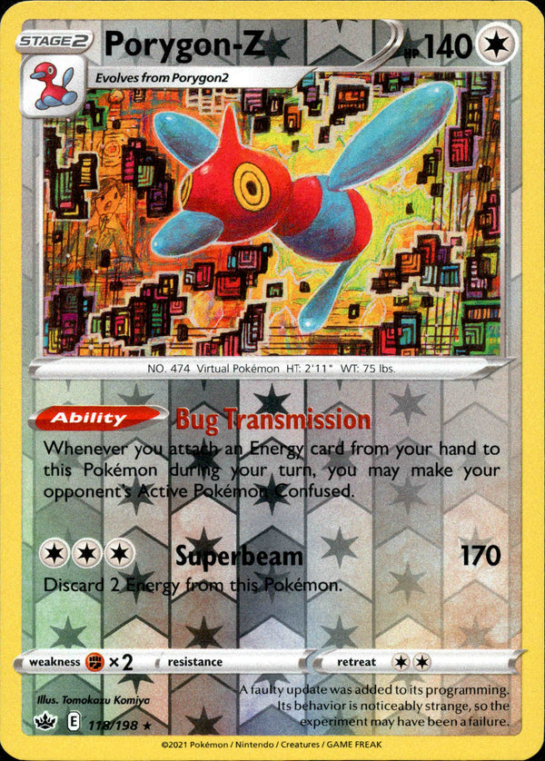 Porygon-Z - 118/198 - Chilling Reign - Reverse Holo - Card Cavern