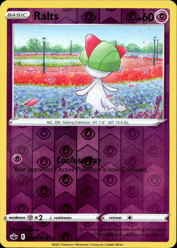 Ralts - 059/198 - Chilling Reign - Reverse Holo - Card Cavern