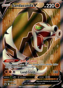 Sandaconda V Full Art - 175/198 - Chilling Reign - Card Cavern