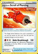 Single Strike Scroll of Piercing - 154/198 - Chilling Reign - Card Cavern