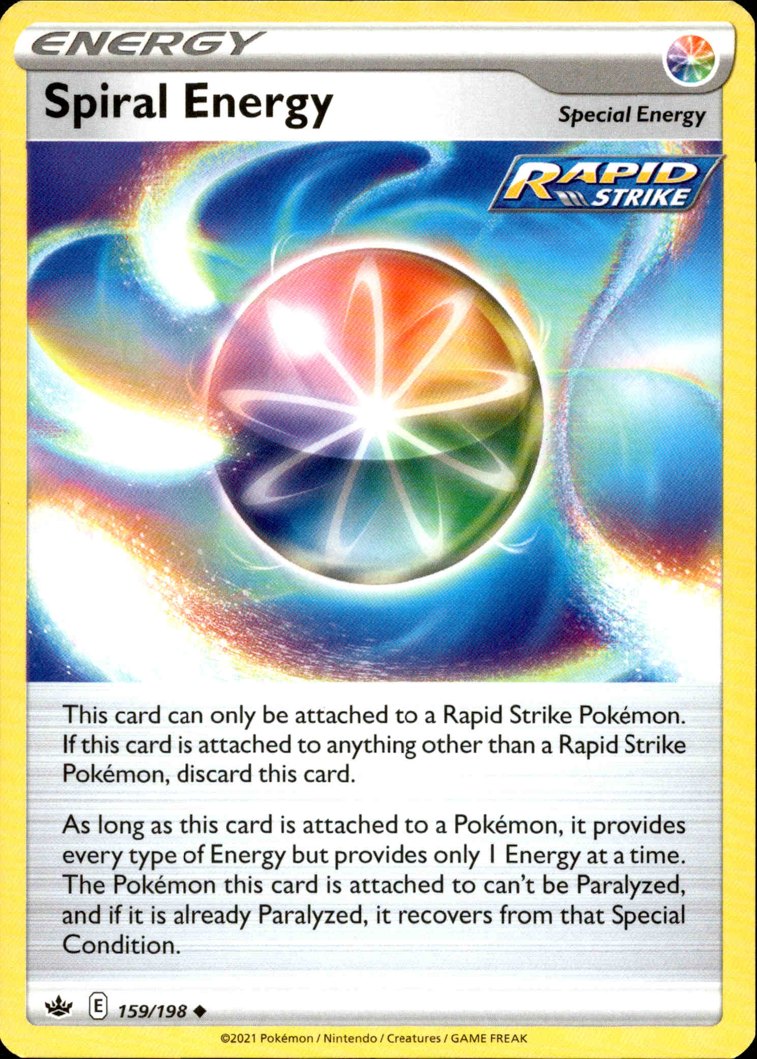 Spiral Energy - 159/198 - Chilling Reign - Card Cavern