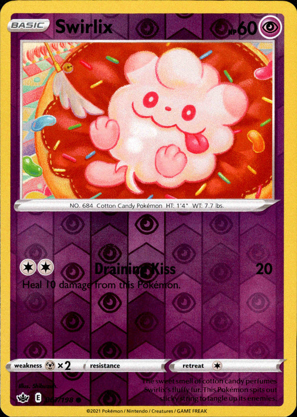Swirlix - 067/198 - Chilling Reign - Reverse Holo - Card Cavern