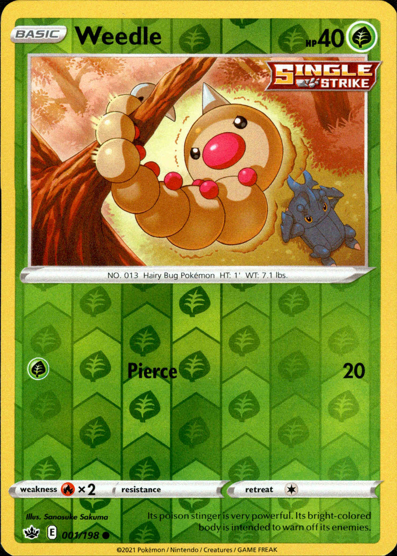 Weedle - 001/198 - Chilling Reign