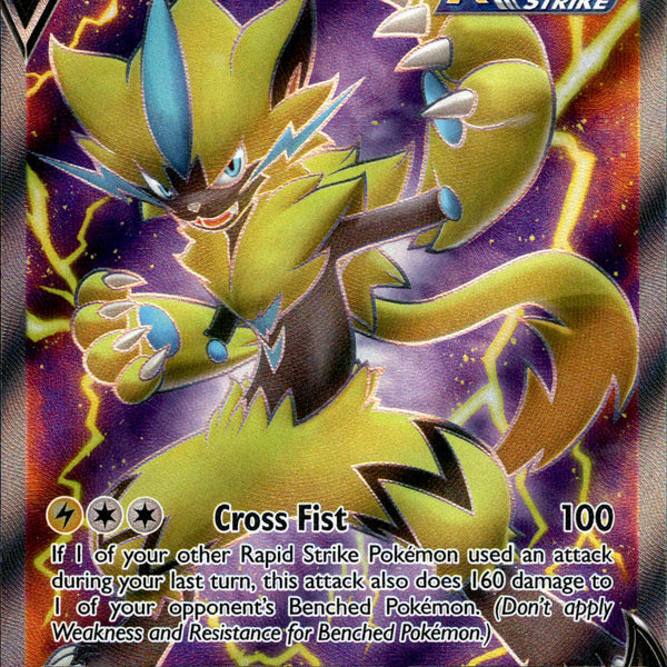 zeraora v pokemon card value Zeraora V Full Art - 165/198 - Chilling Reign