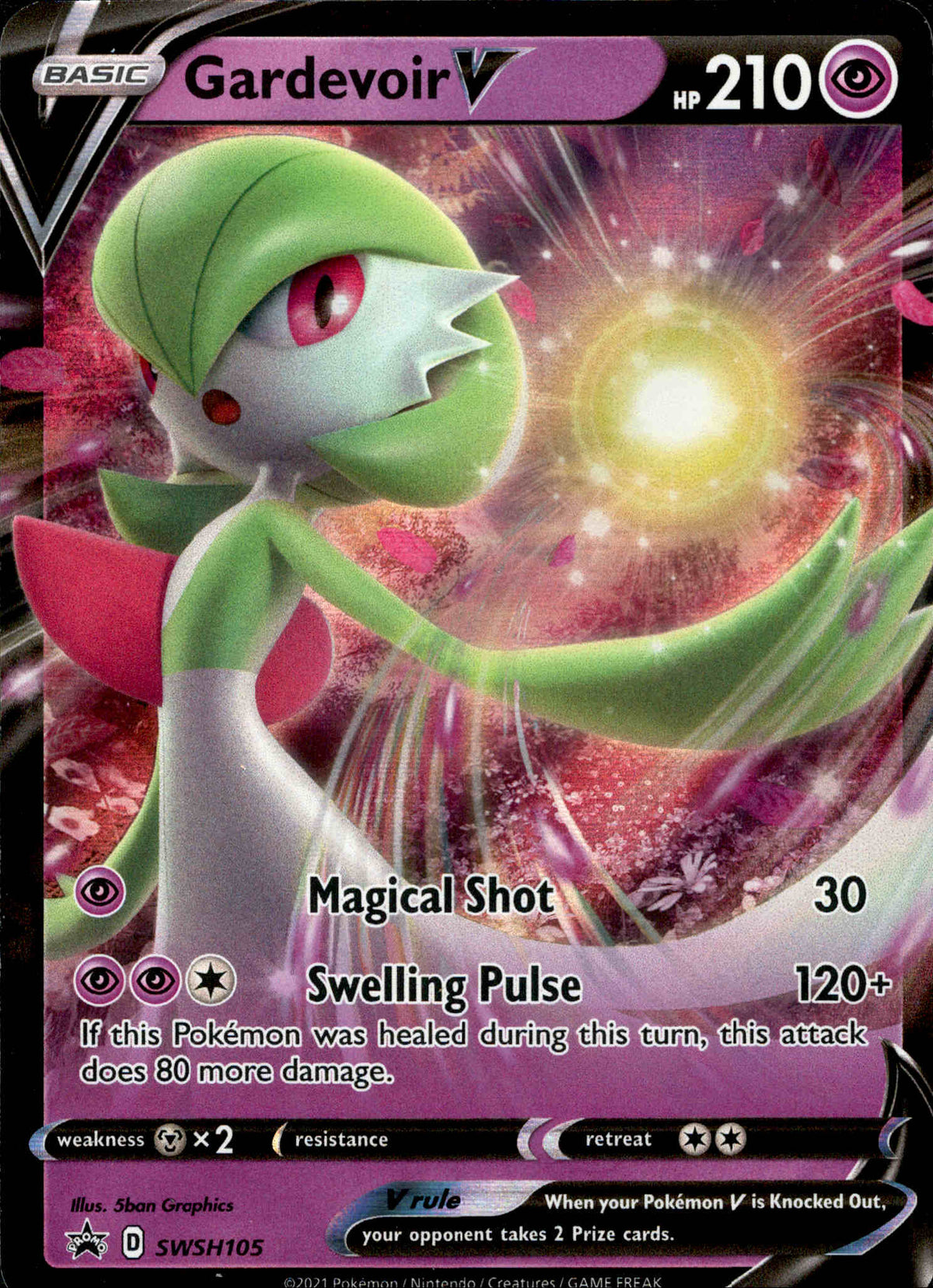 Gardevoir V - SWSH105 - Sword & Shield Promo - Card Cavern