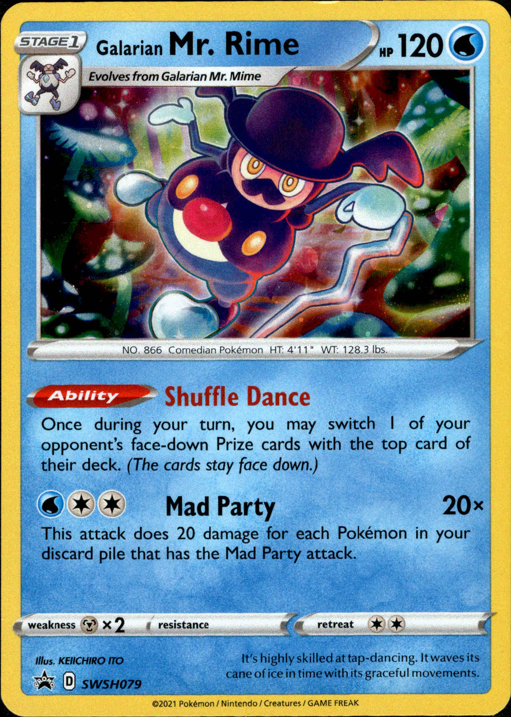 Galarian Mr. Rime - SWSH079 - Sword & Shield Promo – Card Cavern ...