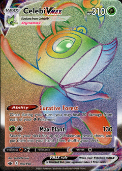 Celebi VMAX Hyper Rare - 199/198 - Chilling Reign - Holo - Card Cavern
