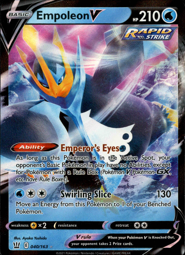 Empoleon V - 040/163 - Battle Styles - Holo - Card Cavern