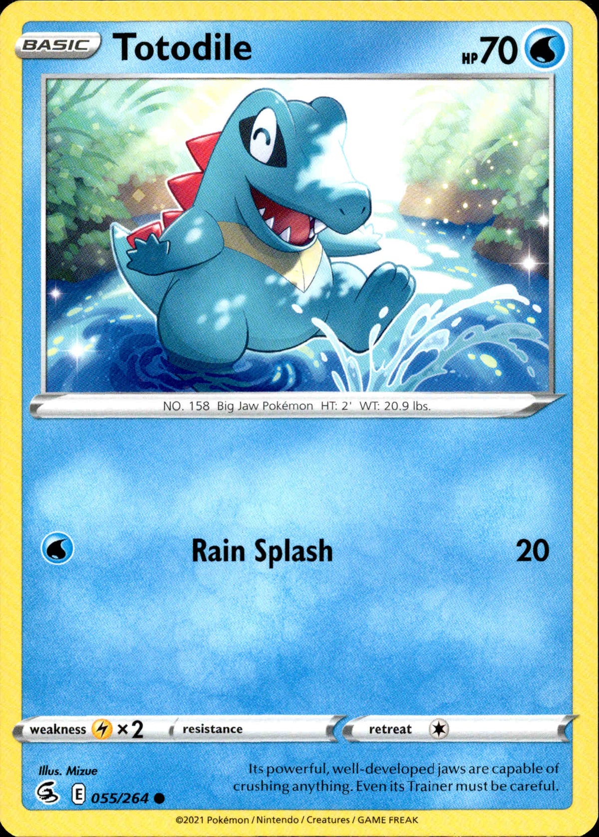 Totodile - 055/264 - Fusion Strike - Card Cavern