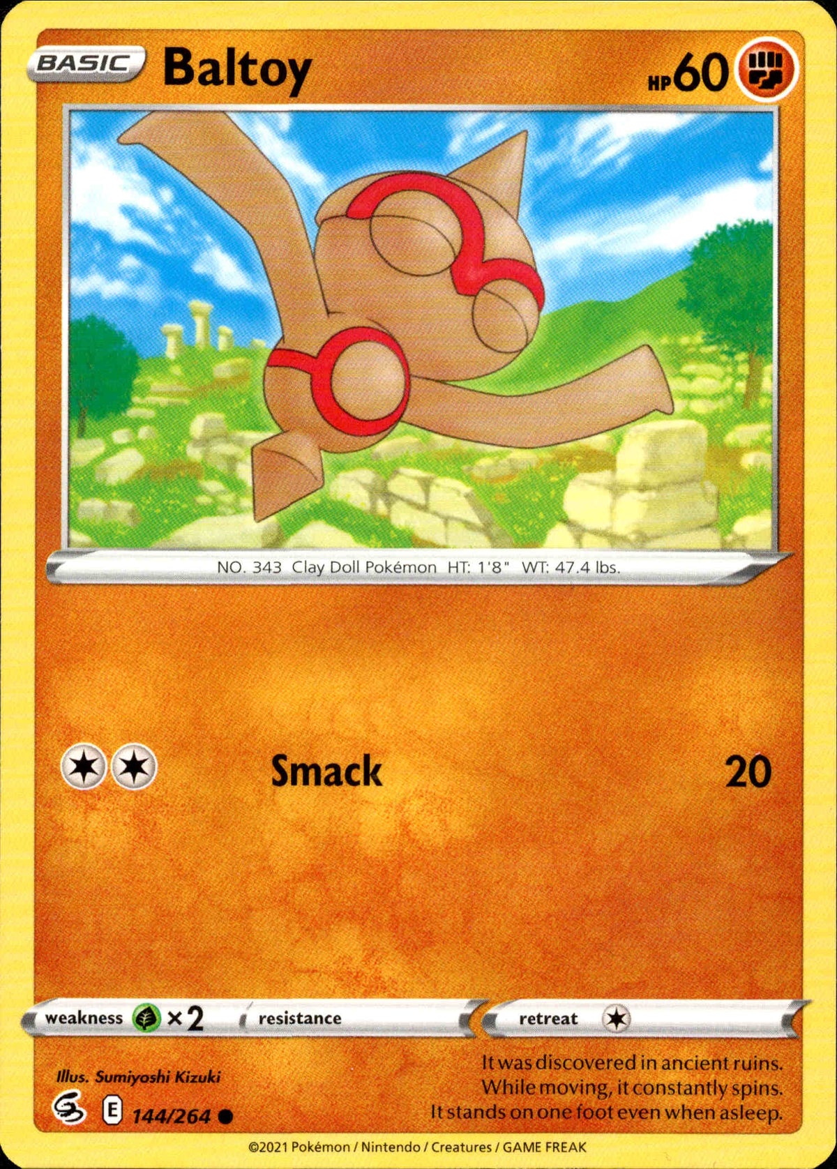 Baltoy - 144/264 - Fusion Strike - Card Cavern