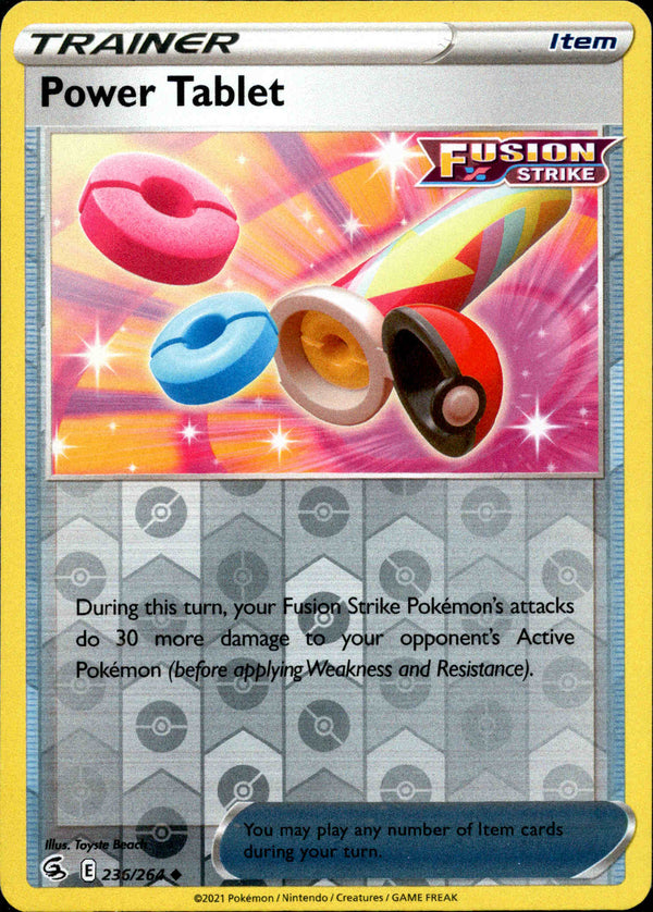 Power Tablet - 236/264 - Fusion Strike - Reverse Holo - Card Cavern