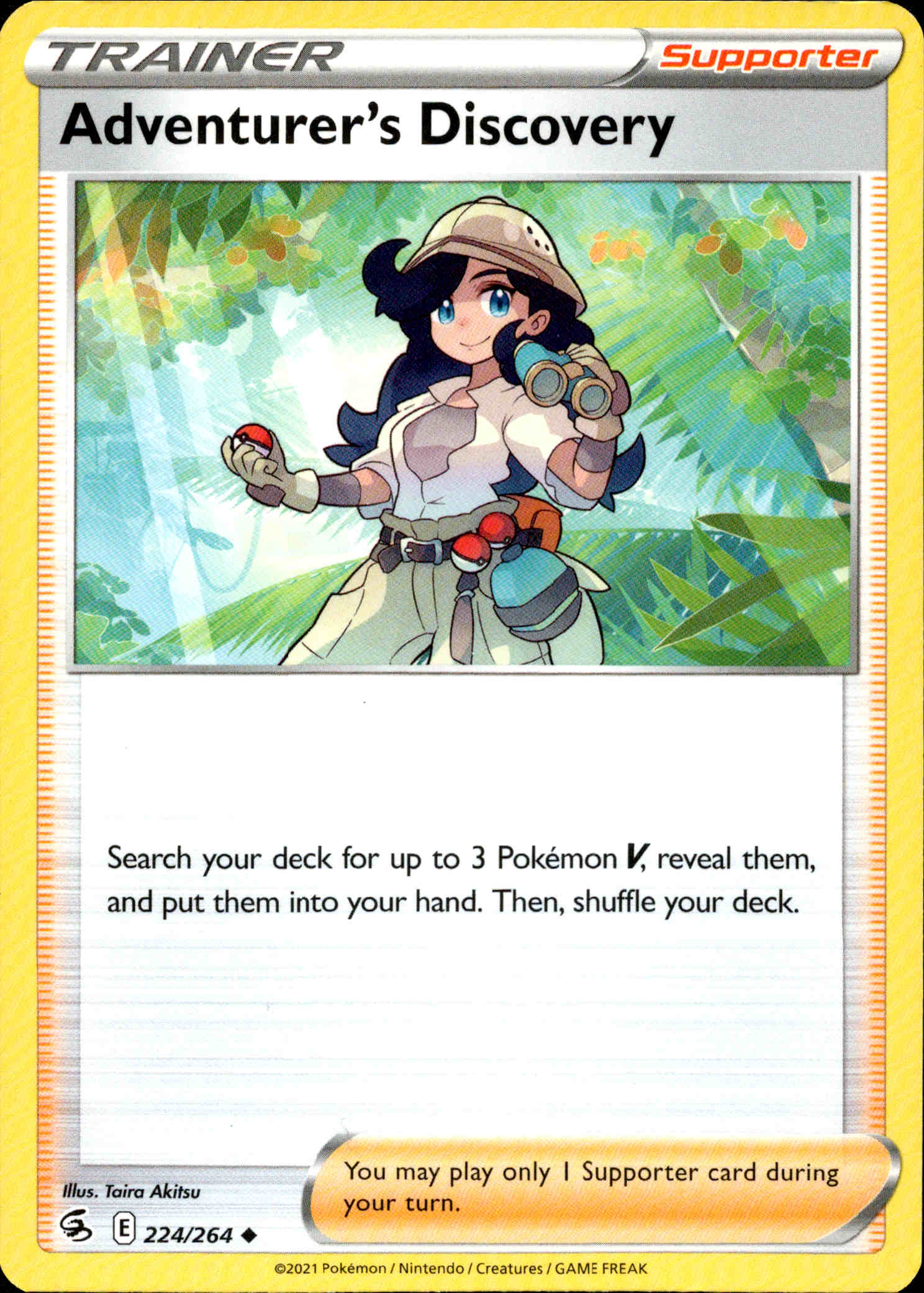 Adventurer's Discovery - 224/264 - Fusion Strike - Card Cavern