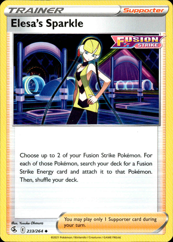 Elesa's Sparkle - 233/264 - Fusion Strike - Card Cavern