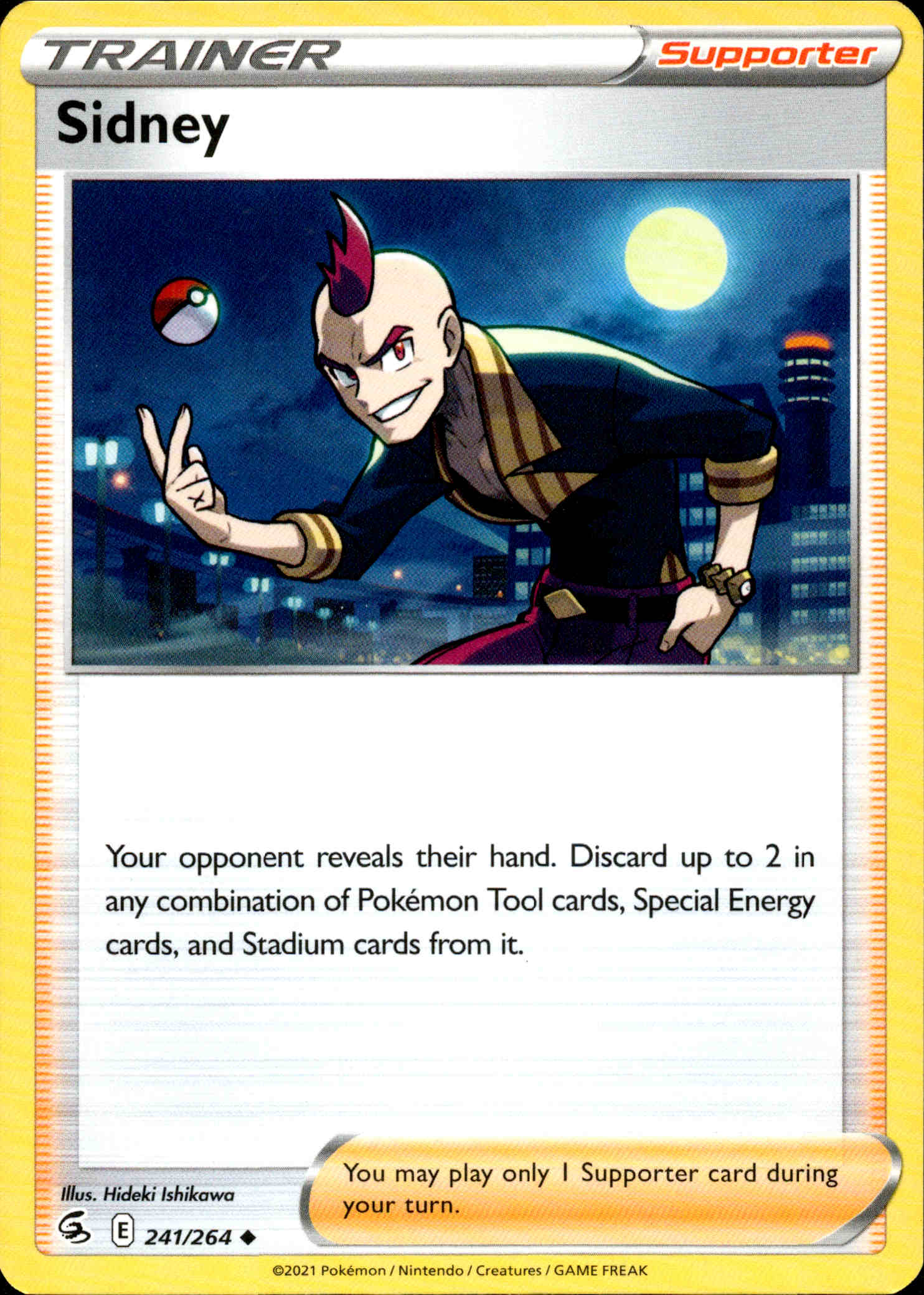 Sidney - 241/264 - Fusion Strike - Card Cavern