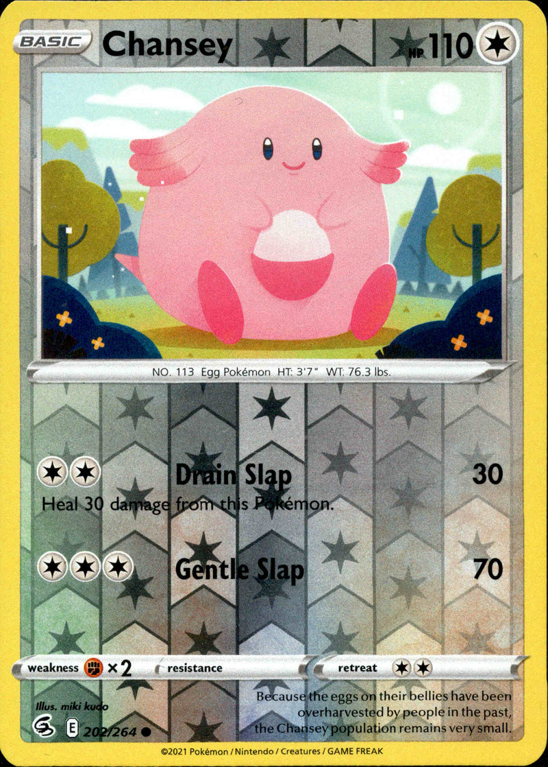 Chansey - 202/264 - Fusion Strike - Reverse Holo - Card Cavern