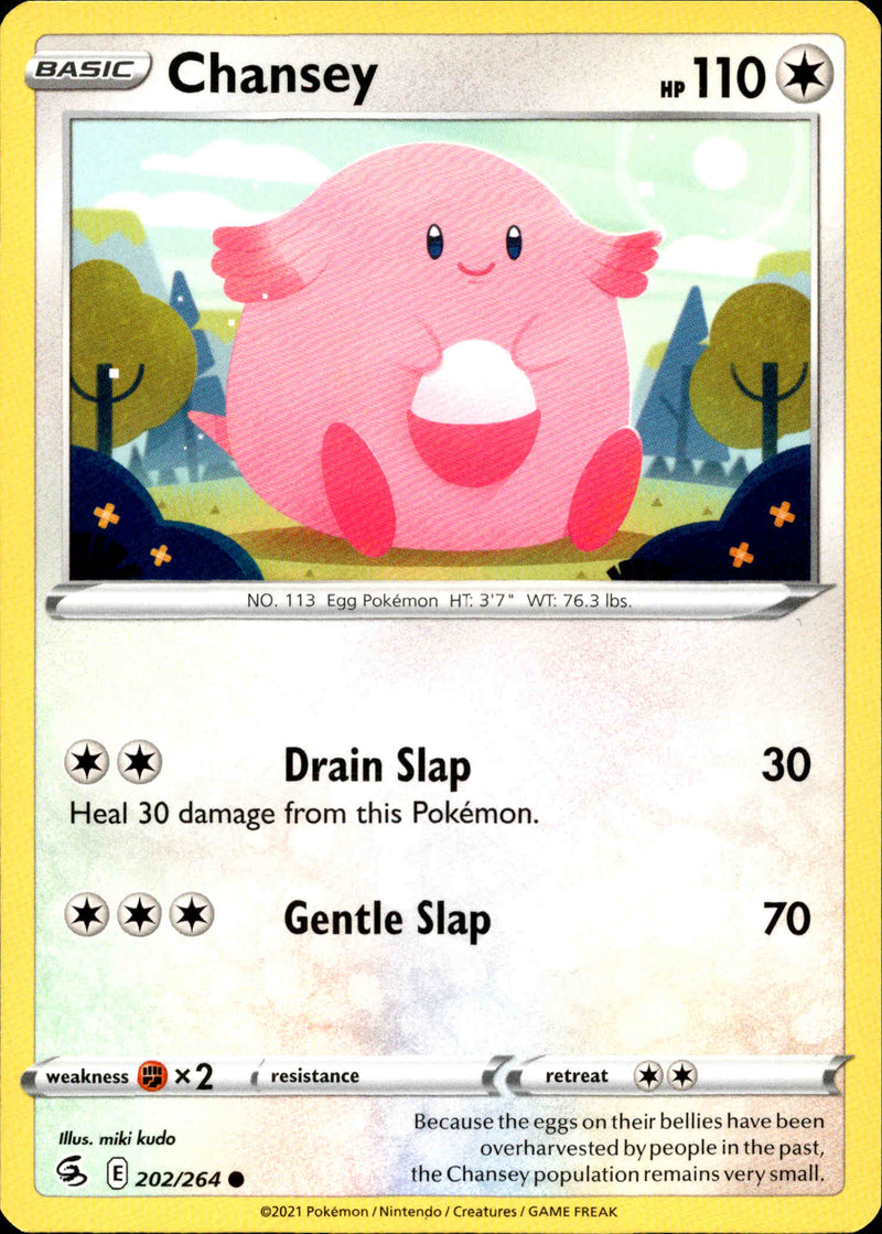 Chansey - 202/264 - Fusion Strike - Card Cavern