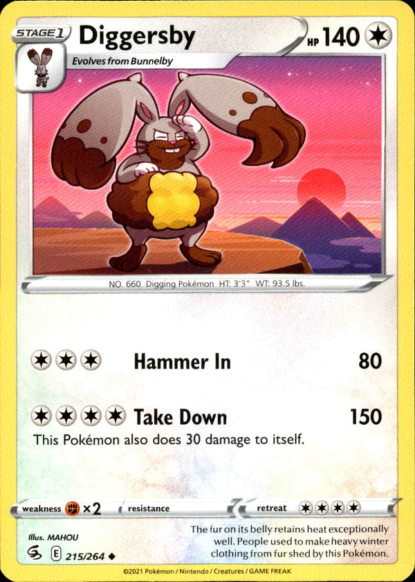 Diggersby - 215/264 - Fusion Strike - Card Cavern