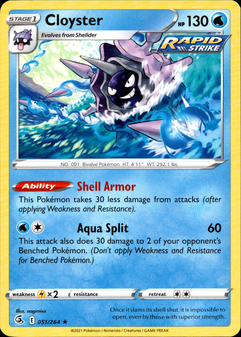 Cloyster - 051/264 - Fusion Strike - Card Cavern