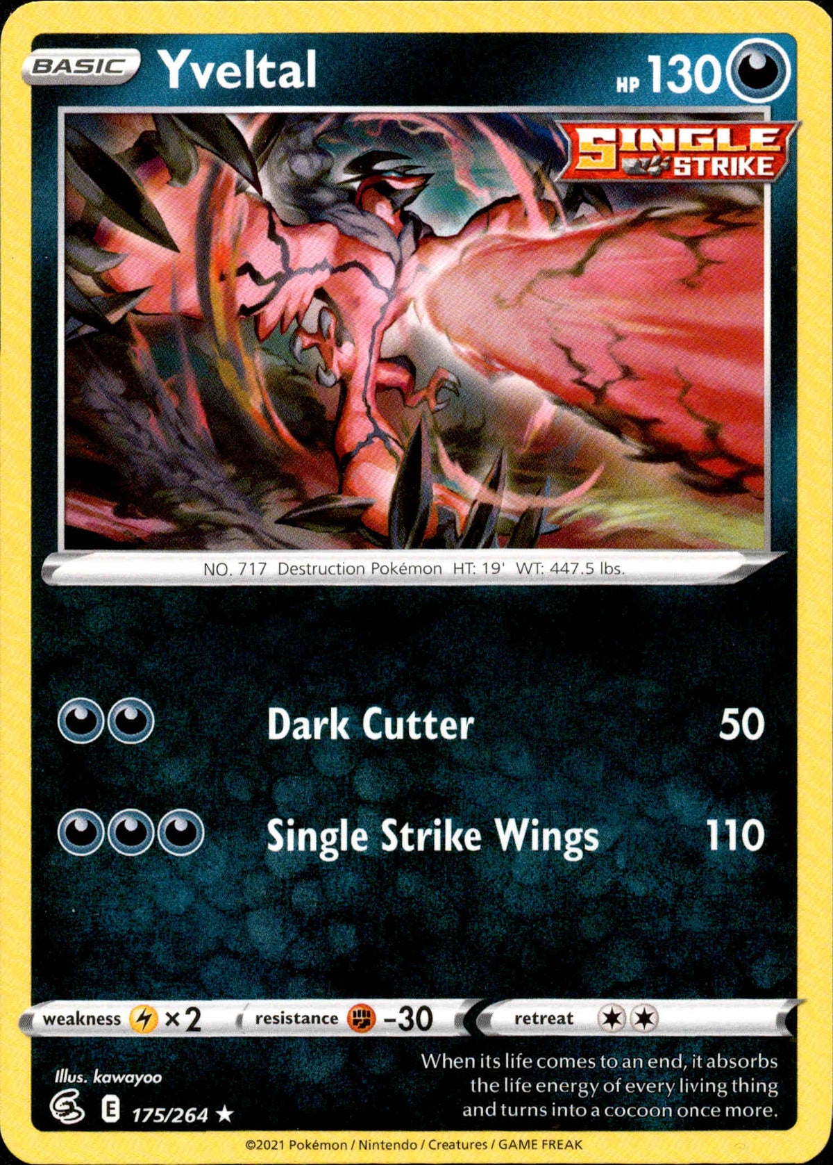 Yveltal - 175/264 - Fusion Strike - Card Cavern