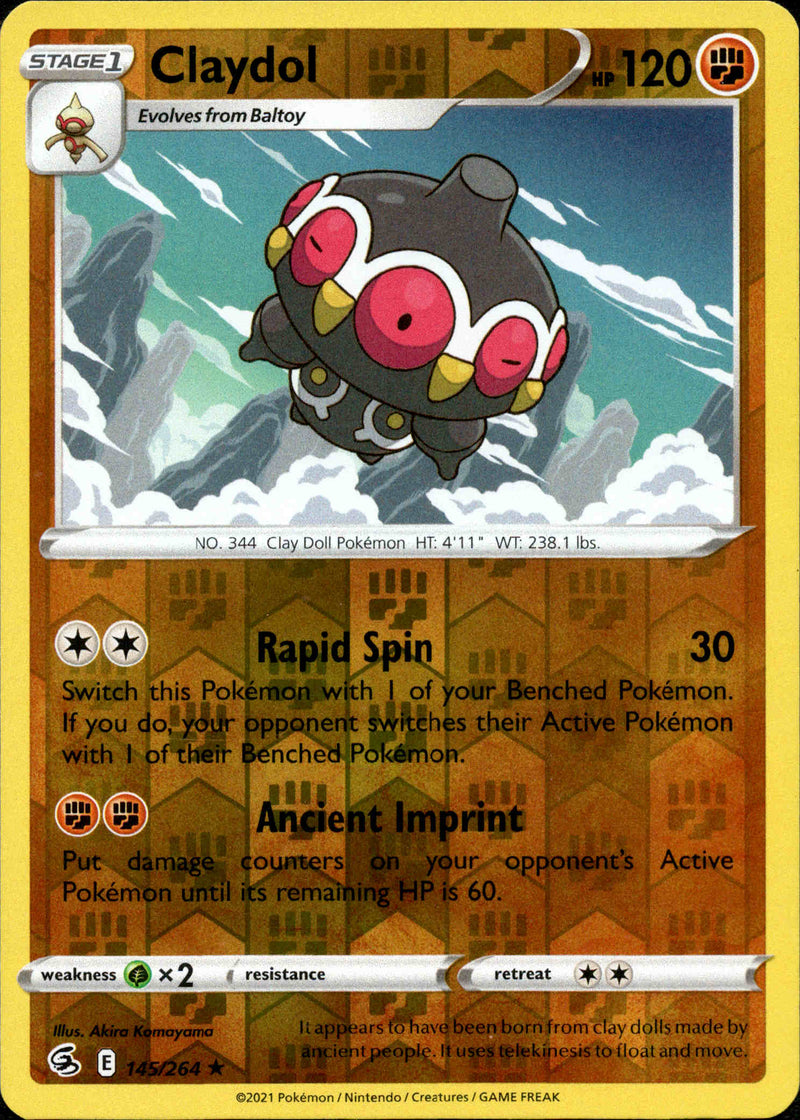 Claydol - 145/264 - Fusion Strike - Reverse Holo - Card Cavern