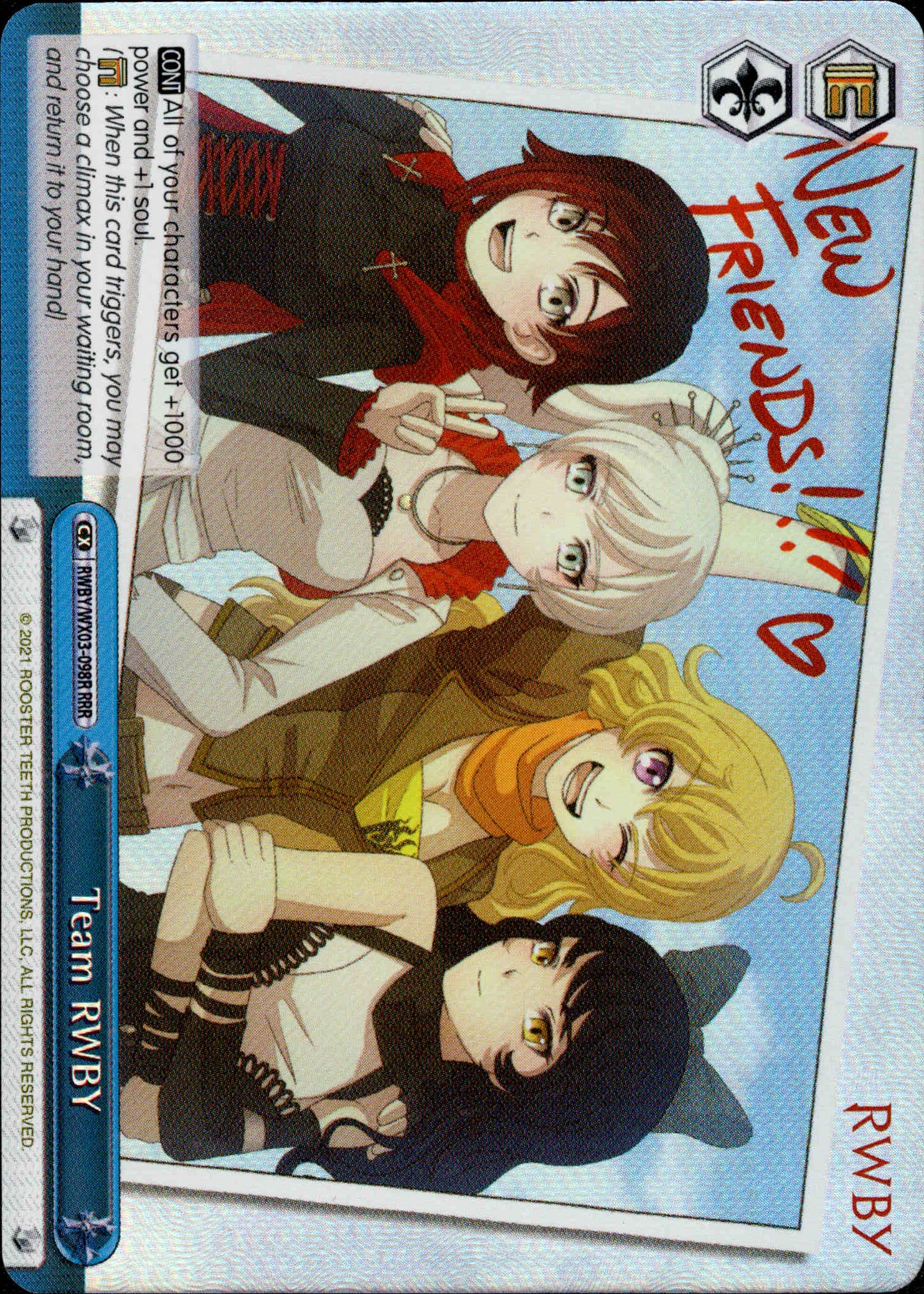 Team RWBY - RWBY/WX03-098R - RWBY - Card Cavern