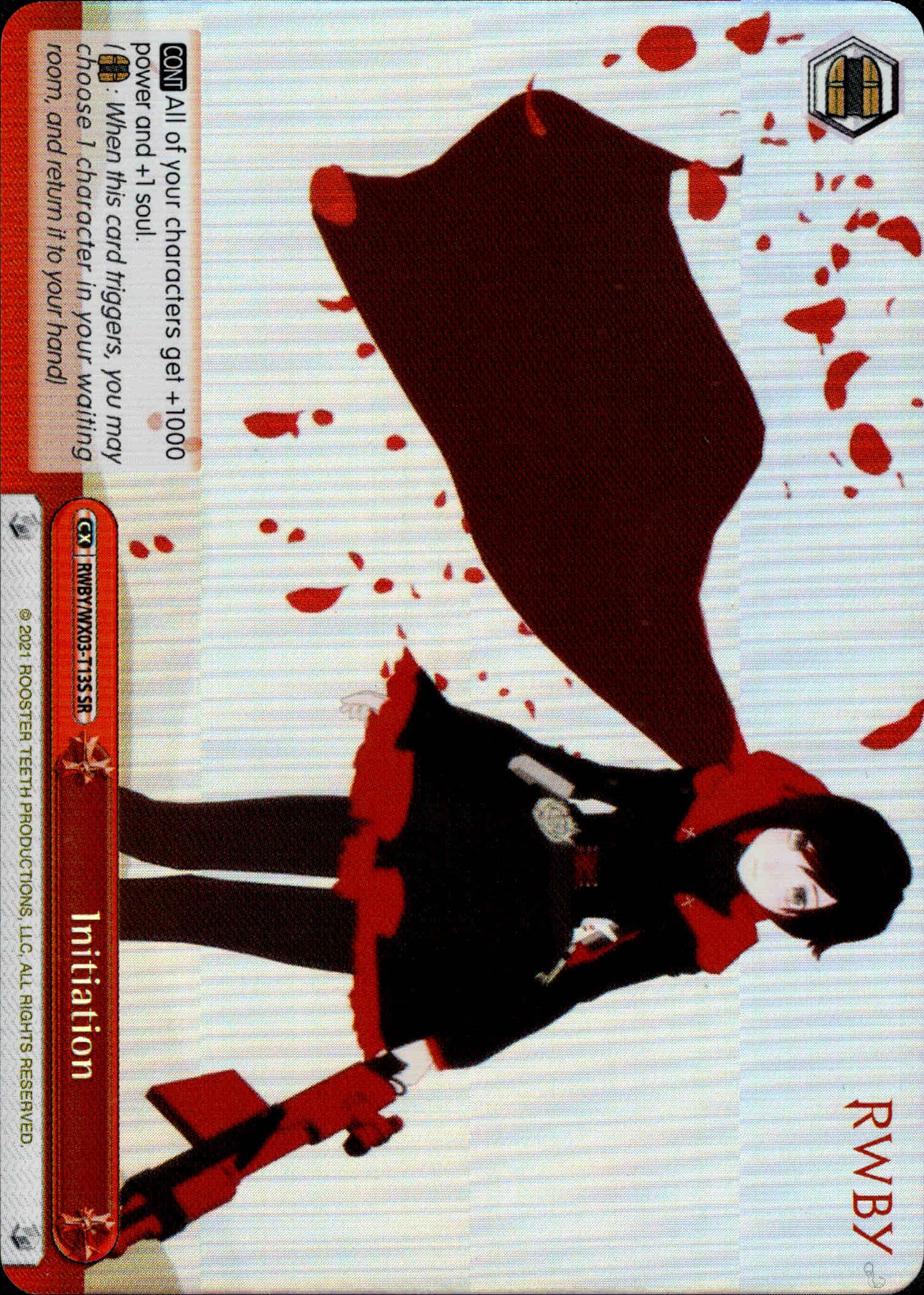 Initiation - RWBY/WX03-T13S - RWBY - Card Cavern