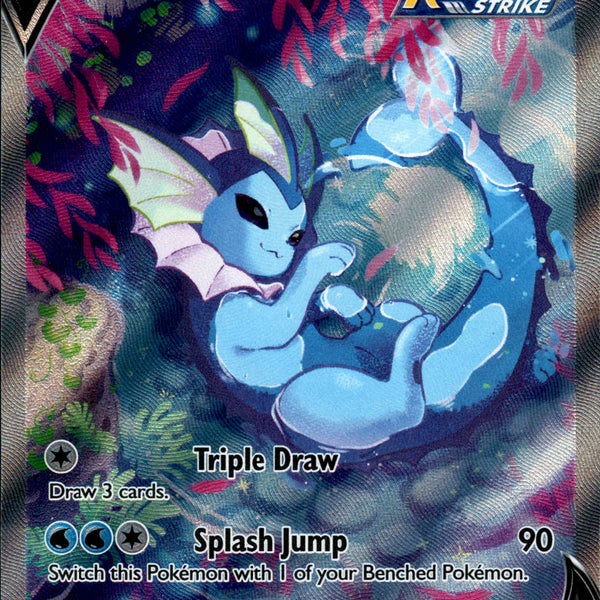 vaporeon v pokemon card value Vaporeon V Full Art - SWSH181