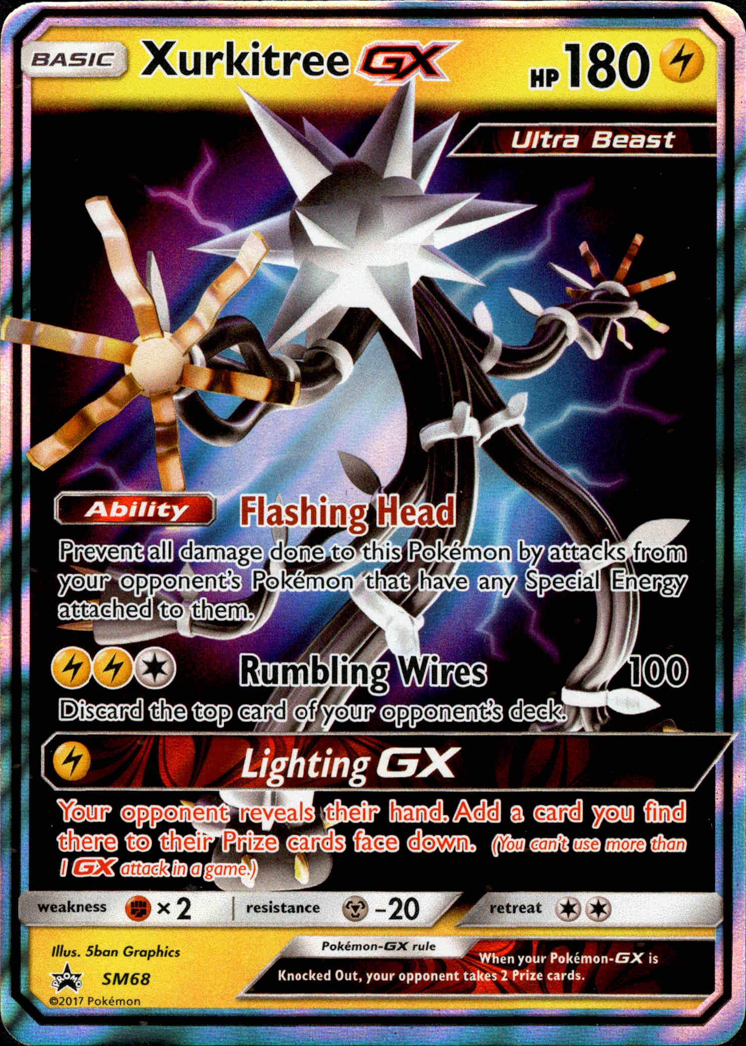 Xurkitree GX - SM68 - Sun & Moon Promo - Card Cavern