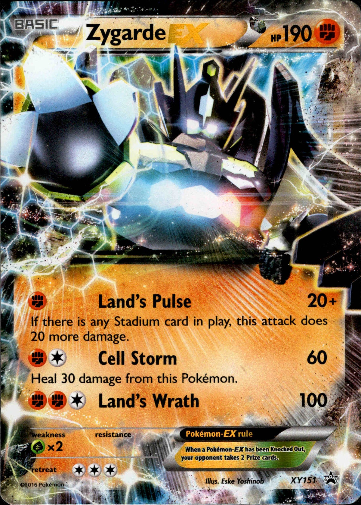 Zygarde EX - XY151 - XY Promo - Card Cavern