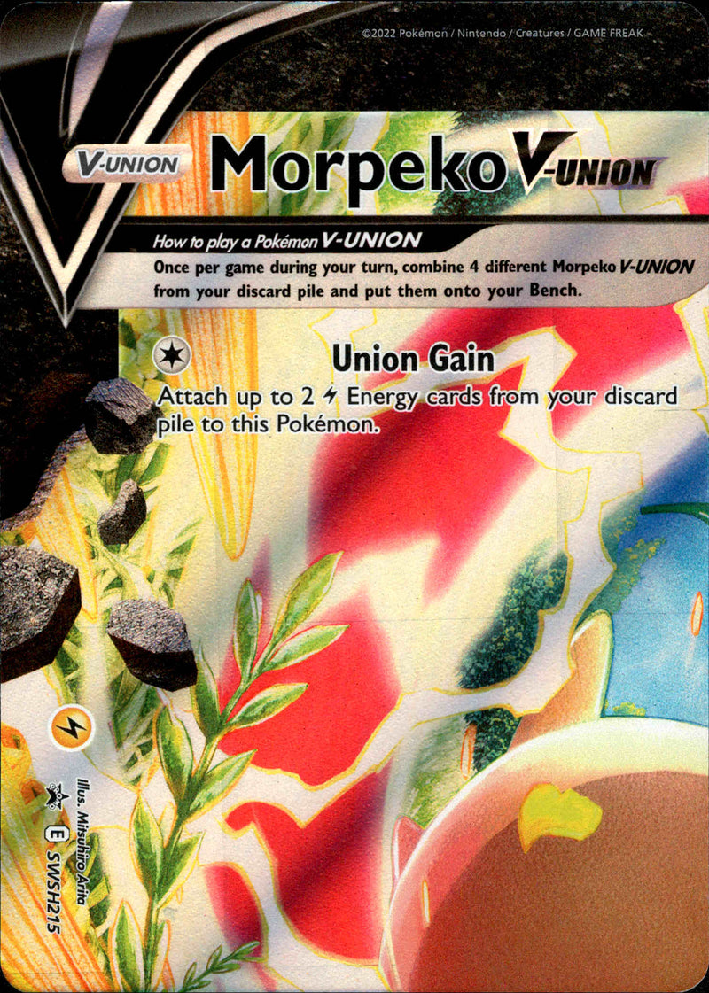 Morpeko V-Union (TOP LEFT) - SWSH215 - Sword & Shield Promo - Card Cavern