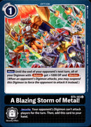 A Blazing Storm of Metal! - BT5-103 - Battle Of Omni - Card Cavern