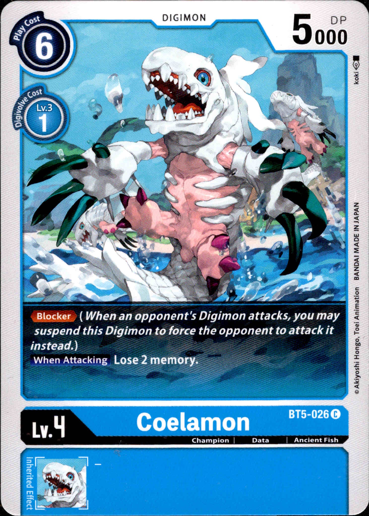 Coelamon - BT5-026 - Battle Of Omni - Card Cavern