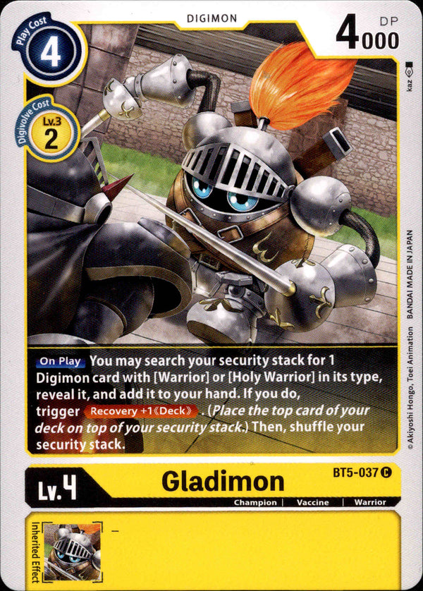 Gladimon - BT5-037 - Battle Of Omni - Card Cavern